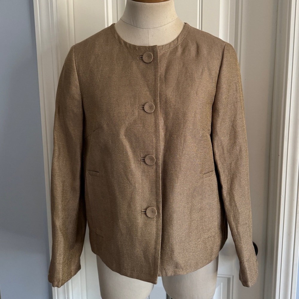 Talbots Tan Blazer